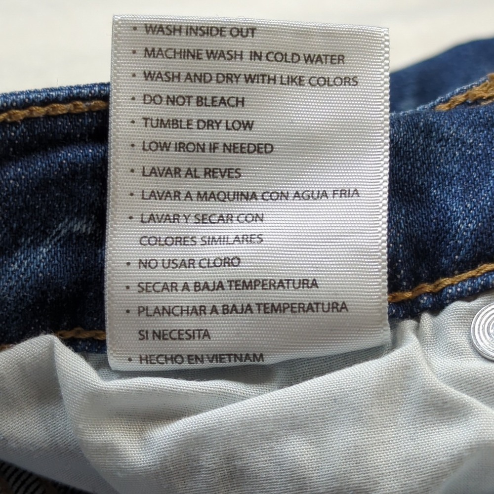 Kancan Maurice's Exclusive Jeans Distressed Stretch Sz 29 Skinny Leg Button Fly - Picture 7 of 14